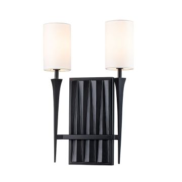 Quintiesse Crest QN-CREST-2WB-BLK Fali lámpa 2x40W/E14 IP20