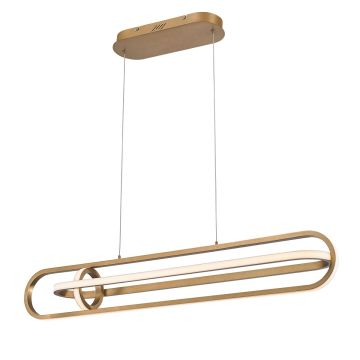 Quintiesse Demark QN-DEMARK-LP-BG Függőlámpa 1x58W/LED 3000K 2900lm IP20