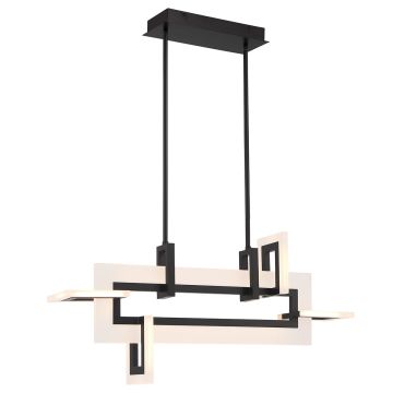 Quintiesse Inizio QN-INIZIO-LP-S-BK Plafonlámpa 1x46W/LED 3000K 2086lm IP20