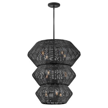 Quintiesse Luca QN-LUCA-10P-BK-BK Csillár 10x40W/E14 IP20