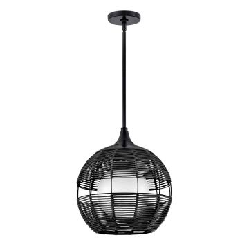 Quintiesse Maddox QN-MADDOX-P-S-BK-BK Függőlámpa 1x60W/E27 IP44