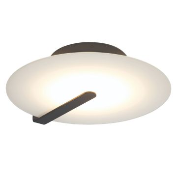 Quintiesse Nuvola QN-NUVOLA-F-M-BK Süllyesztett mennyezeti lámpa 1x18W/LED 3000K 800lm IP20