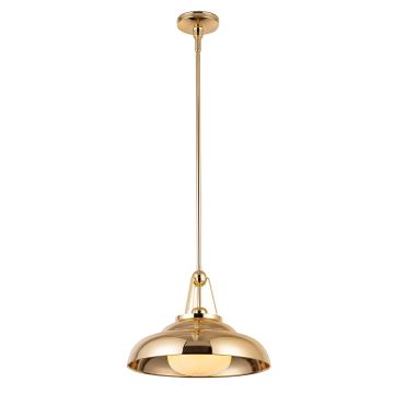 Quintiesse Palmetto QN-PALMETTO-P-M-PB Függőlámpa 1x60W/E27 IP20