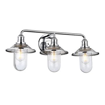 Quintiesse RIGBY QN-RIGBY3-BATH-PC Fali lámpa 3x40W/E27 IP44