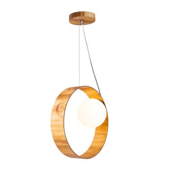 Quintiesse Sfera QN-SFERA-1P-TEAK Függőlámpa 1x40W/E27 IP20