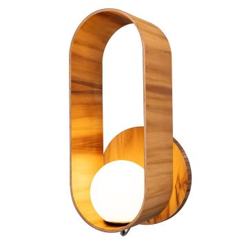 Quintiesse Sfera QN-SFERA-WB-L-TEAK Fali lámpa 1x40W/E27 IP20