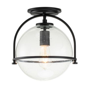 Quintiesse SOMERSET QN-SOMERSET-F-C-BK Plafonlámpa 1x60W/E27