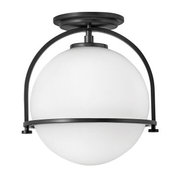 Quintiesse SOMERSET QN-SOMERSET-F-O-BK Plafonlámpa 1x60W/E27