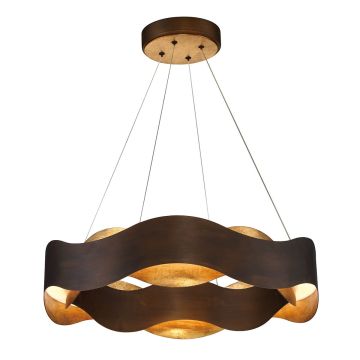 Quintiesse Vaughan QN-VAUGHAN-P-M-BRZ-GD Függőlámpa 1x80W/LED 3000K 1302M IP20