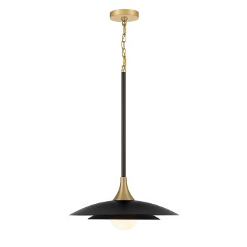 Quintiesse Welsh QN-WELSH-P-BK Függőlámpa 1x15W/LED 3000K 750lm IP20