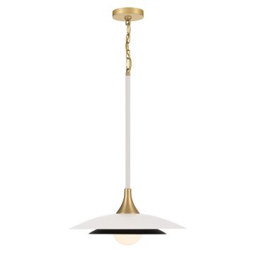 Quintiesse Welsh QN-WELSH-P-WHT Függőlámpa 1x15W/LED 3000K 750lm IP20