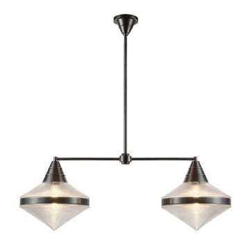 Quintiesse Willard QN-WILLARD-LP2-UBZ-PG Plafonlámpa 2x60W/E27 IP20