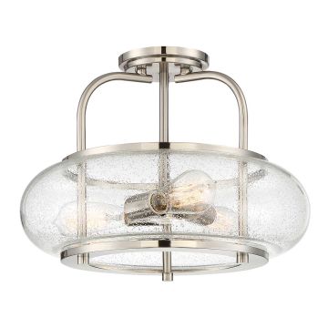 Elstead Lighting QUOIZLE QZ-TRILOGY-SFM-BN Plafonlámpa 3x60W/E27