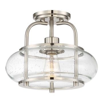 Elstead Lighting QUOIZLE QZ-TRILOGY-SFS-BN Plafonlámpa 1x60W/E27