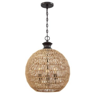 Quoizel Casablanca QZ-CASABLANCA-3P-PBZ Függőlámpa 3x60W/E27 IP20