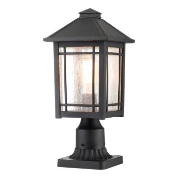 Quoizel Cedar Point QZ-CEDAR-POINT3-M-BK Állólámpa 1x60W/E27 IP44
