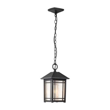 Quoizel Cedar Point QZ-CEDAR-POINT8-M-BK Függőlámpa 1x60W/E27 IP44