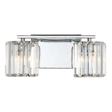 Quoizel Divine QZ-DIVINE2-PC-BATH Fali lámpa 2x3.5W/G9 IP44