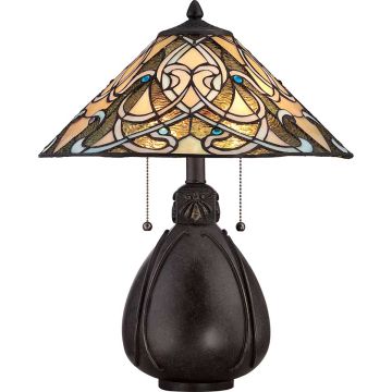 Quoizel INDIA QZ-INDIA-TL Asztali lámpa 2x75W/E27