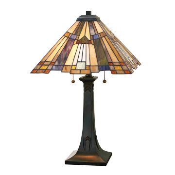 Quoizel INGLENOOK QZ-INGLENOOK-TL Asztali lámpa 2x60W/E27