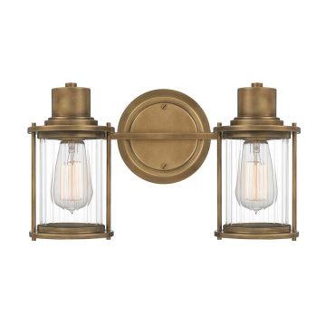 Quoizel Riggs QZ-RIGGS2-BATH-WS Fali lámpa 2x40W/E27 IP44