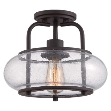 Quoizel TRILOGY QZ-TRILOGY-SF-S Plafonlámpa 1x60W/E27