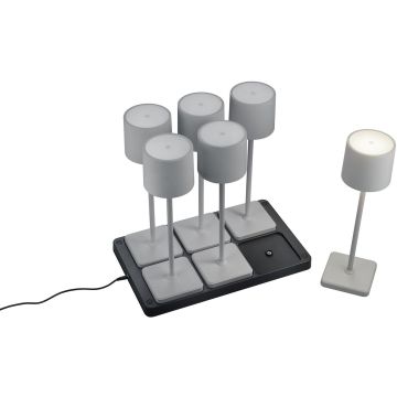 Trio FERNANDEZ R54096677 Asztali lámpa 6x1w/led 2700+4000+6000k 130lm ip20