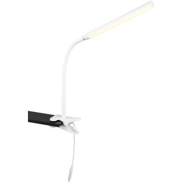 Trio NEVADA R57941131 Asztali lámpa klipsszel 1x5w/led 3000+4000+5000k 600lm ip20