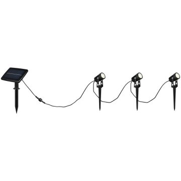 Trio OBIDOS R83256332 Kerti reflektor 3x0.5w/led 4000k 35lm ip44
