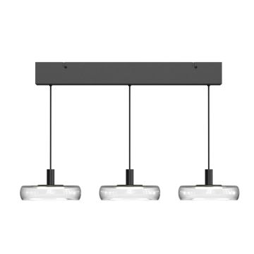 Maytoni Float MOD498PL-L25BK Függőlámpa 3x25W/LED 3000K 2000lm IP20