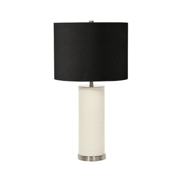 Elstead Lighting Ripple RIPPLE-TL-WHT-B Asztali lámpa 1x60W/E27