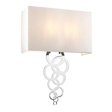 Elstead Lighting Rosa ROSA-LARGE-PC Fali lámpa 2x60W/E27
