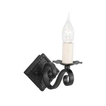 Elstead Lighting RECTORY RY1A-BLACK Fali lámpa 1x60W/E14