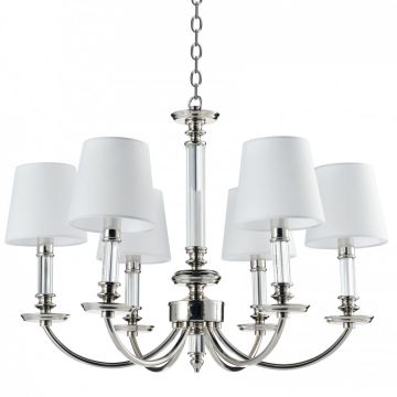 Cosmolight SIENA P06308WH NI Csillár 6x40W/E14 IP20
