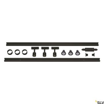 SLV 1F TRACK SET 143190 Sínreflektor 3x4.3W/GU10 2956LM IP20