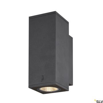 SLV ENOLA SQUARE 1003418 Fali lámpa 2x7.8W/LED 3000/4000K 620/700LM IP65