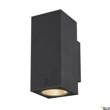 SLV ENOLA SQUARE 1003419 Fali lámpa 2x20W/LED 3000/4000K 1660/1900LM IP65