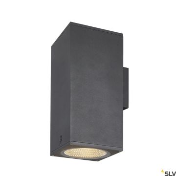 SLV ENOLA SQUARE 1003438 Fali lámpa 2x55W/LED 3000/4000K 5400/6000LM IP65