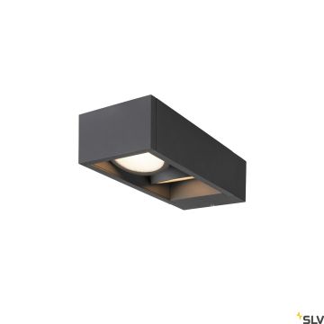 SLV ESKINA 1004748 Fali lámpa 2x27W/LED 3000/4000K 2200/2400LM IP65