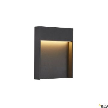 SLV FLATT 1002952 Fali lámpa 1x14W/LED 3000/4000K 460LM IP65