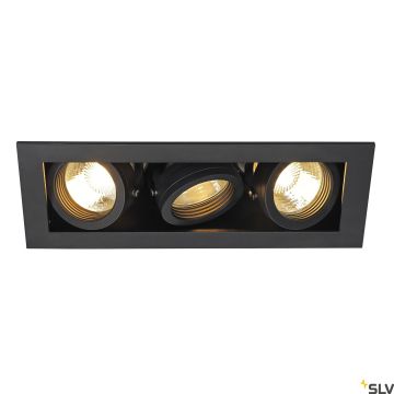 SLV KADUX 115530 Beépíthető spotlámpa 3x50W/GU10 IP20