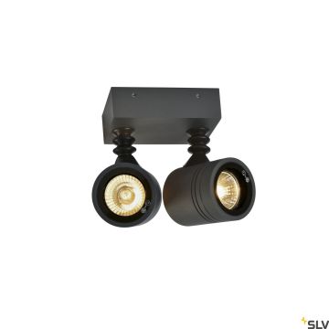 SLV MYRA 233095 Spotlámpa 2x50W/GU10 IP55