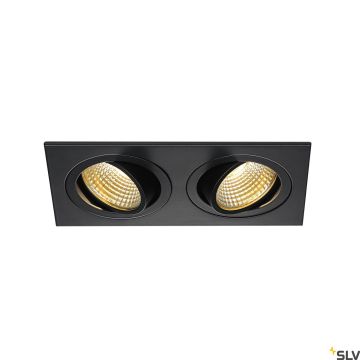 SLV NEW TRIA 1 SET 113890 Beépíthető spotlámpa 2x14W/LED 2700K 1160LM IP20