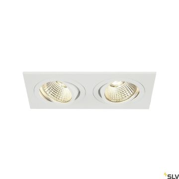 SLV NEW TRIA 1 SET 113891 Beépíthető spotlámpa 2x14W/LED 2700K 1160LM IP20