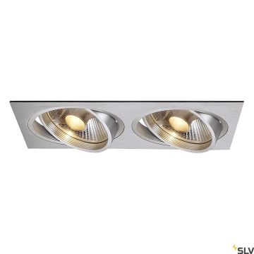 SLV NEW TRIA 111382 Beépíthető spotlámpa 2x75W/GU10/ES111 IP20