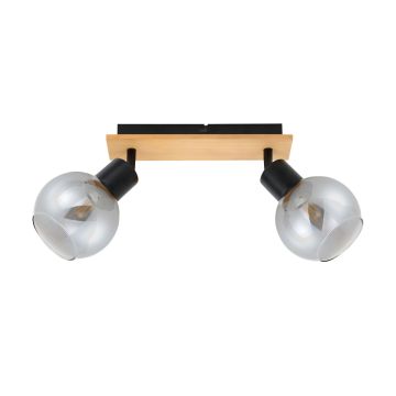 Italux Barel SPL-67535-2-BK-WO Spotlámpa 2x40W/E27 IP20
