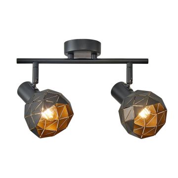 Italux Harley SPL-3480-2-GR-GD Spotlámpa 2x40W/E14 IP20