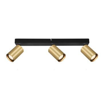 Italux Nesto SPL-23436-3-BK-GD Spotlámpa 3x10W/GU10 IP20