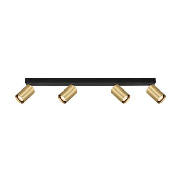 Italux Nesto SPL-23436-4-BK-GD Spotlámpa 4x10W/GU10 IP20