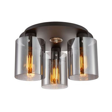 Italux Sardo SPL-5581-3SC-BK-SG Süllyesztett mennyezeti lámpa 3x40W/E27 IP20